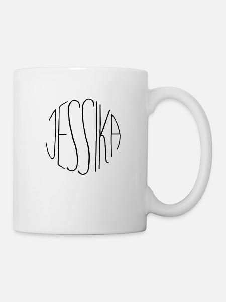 Jessika - Tasse - Weiß