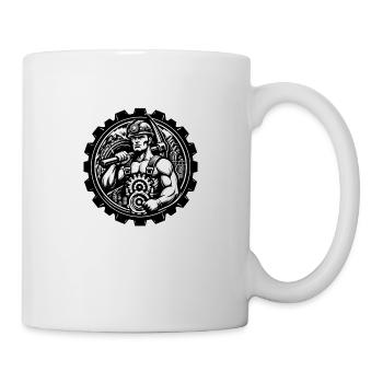 Bergmann Logo - Tasse - Weiß - Rechts