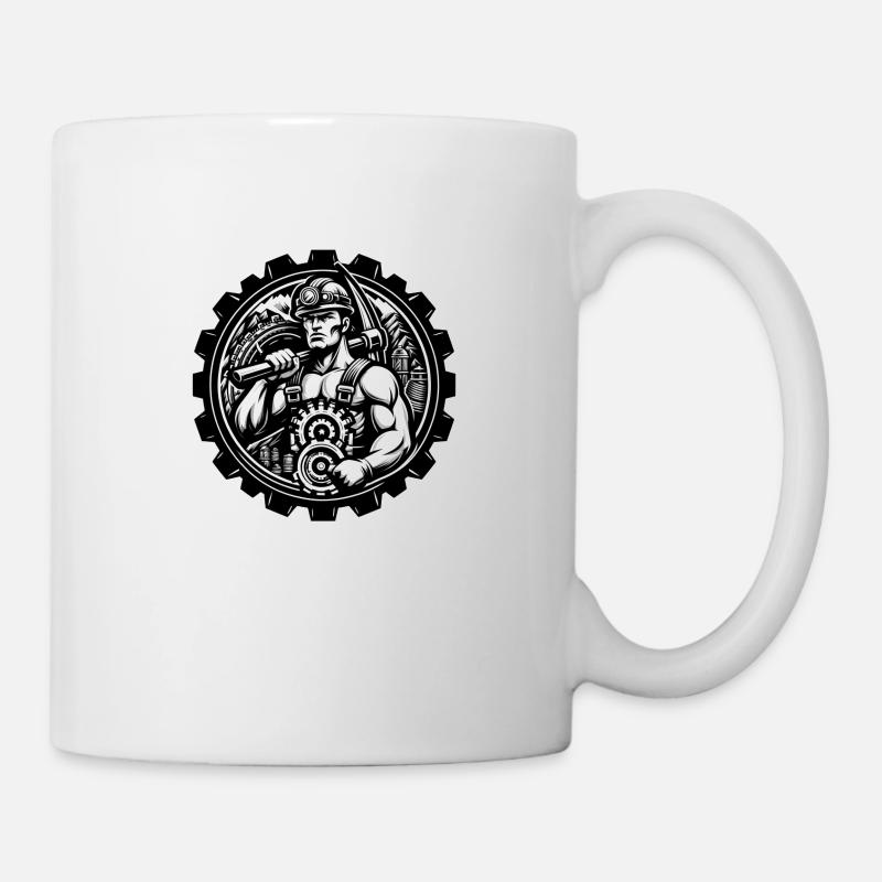 Bergmann Logo - Tasse - Weiß
