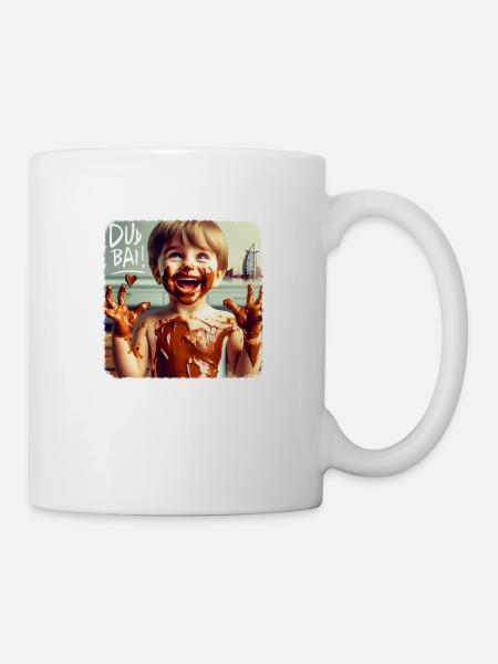 Dubai chocolate - luxury intoxication with sweet temptation - Mug - white
