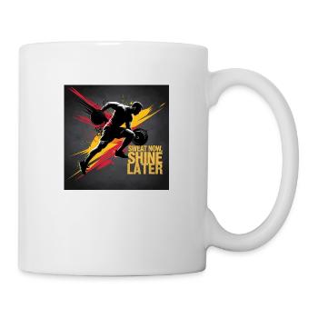 Sweat Now, Shine Later - Mug - white - Right