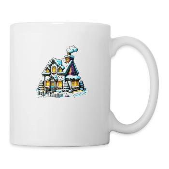 House Winter Christmas - Mug - white - Right