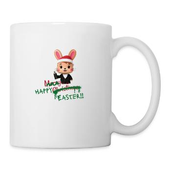 Merry Christmas XXX Happy Easter - Mug - white - Right
