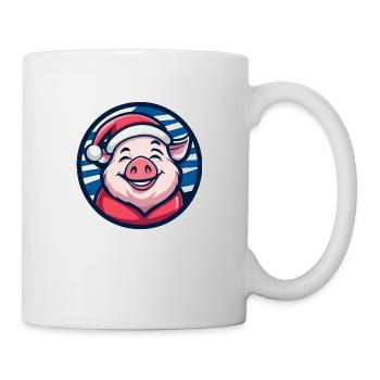 Noël Cochon Noël - Mug blanc - blanc - Droite