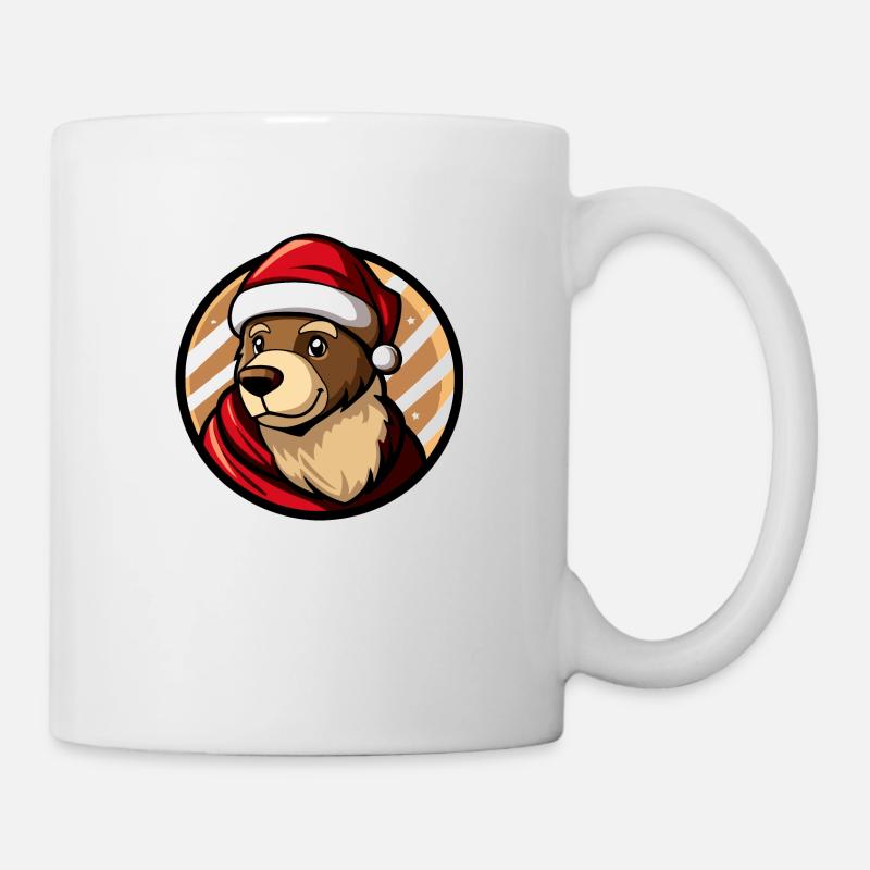 Bär Weihnachten X-Mas - Tasse - Weiß