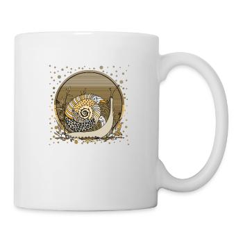 Escargot - Mug blanc - blanc - Droite
