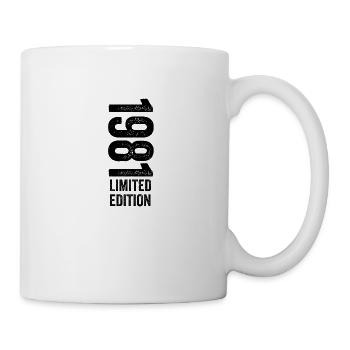 1981 - Limited Edition 1981 Geburtstag - Tasse - Weiß - Rechts