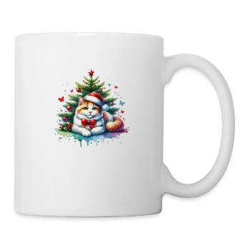 Cute Cat Christmas - Mug - white - Right
