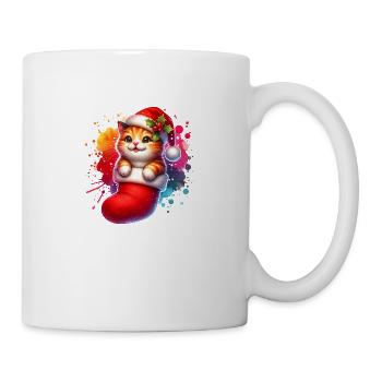 Cute Cat Christmas - Mug - white - Right