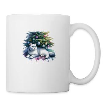 Cute Cat Christmas - Mug - white - Right