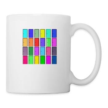 Portes - Mug blanc - blanc - Droite