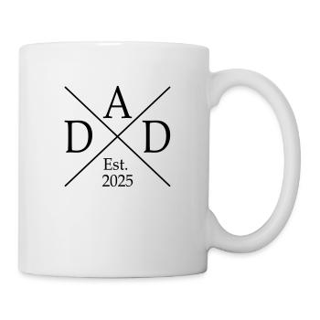 Dad Est 25 - Tasse - Weiß - Rechts
