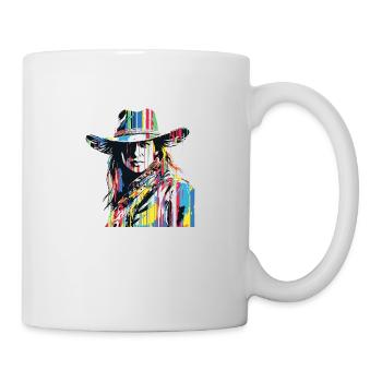 American Woman Western Country Tradition Culture - Mug - white - Right