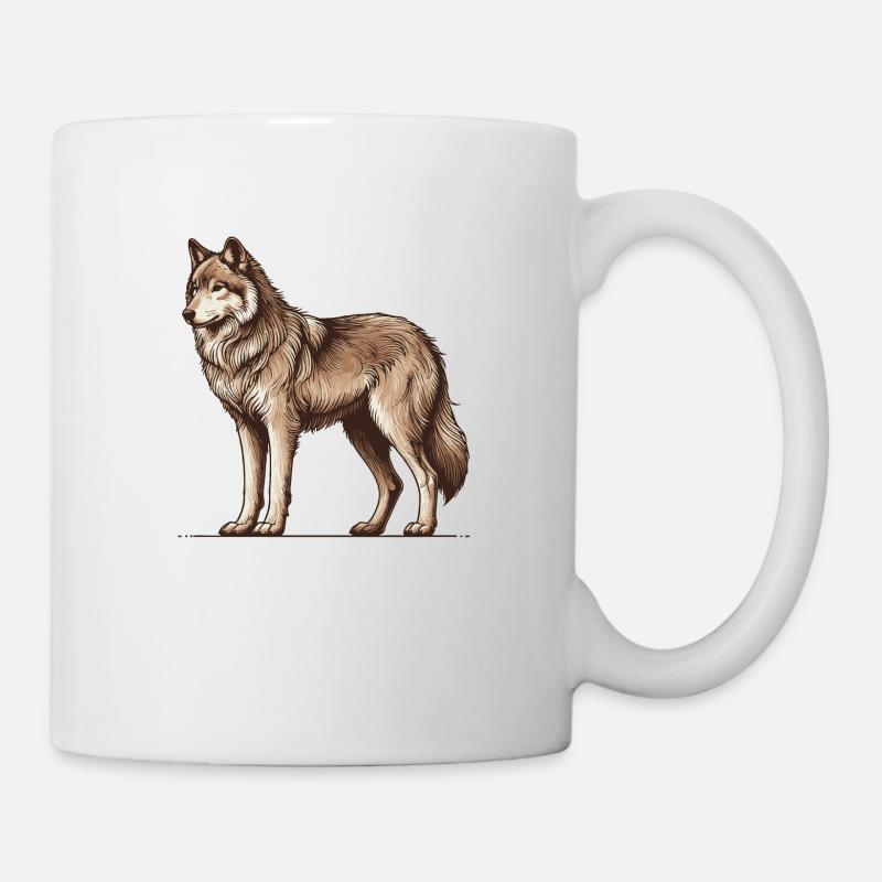 Wolf - Mug - white