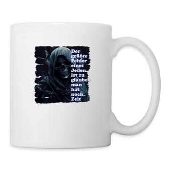 Time is our most precious asset. - Mug - white - Right