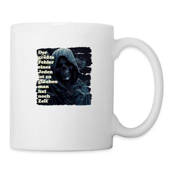 Life is finite - Mug - white - Right