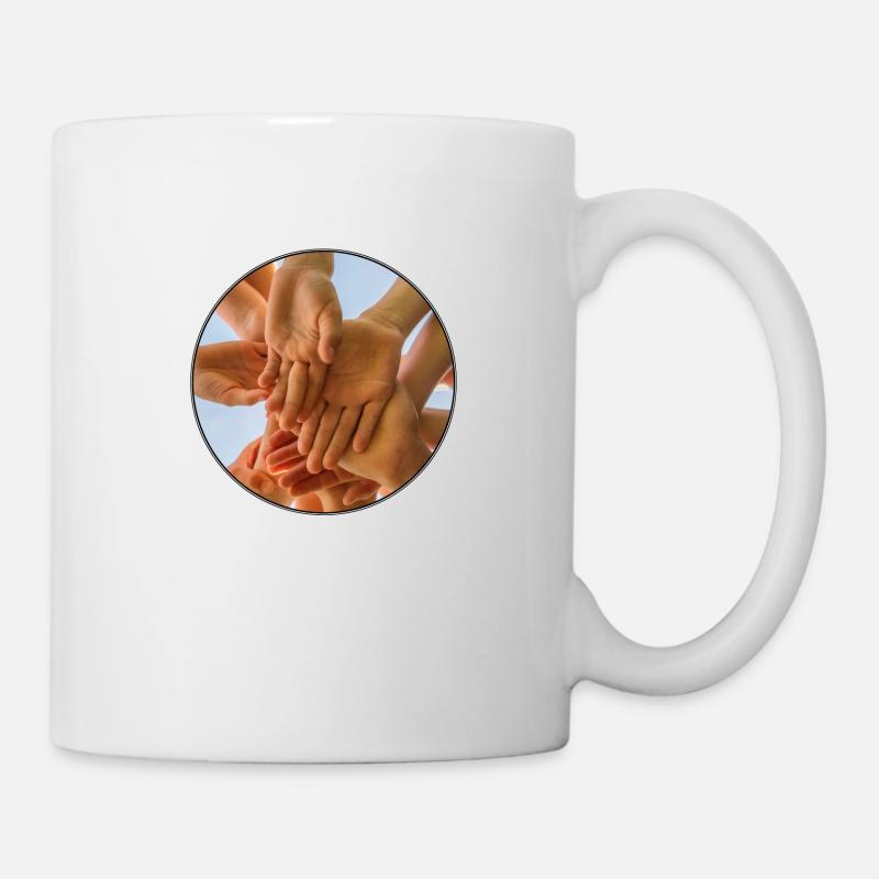 Kinderhände - Tasse - Weiß