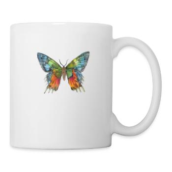 Papillon - Mug blanc - blanc - Droite