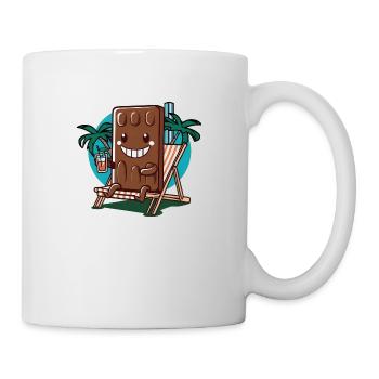 Drôle Dubaï Chocolat Pistache Pistache Chocolat - Mug blanc - blanc - Droite