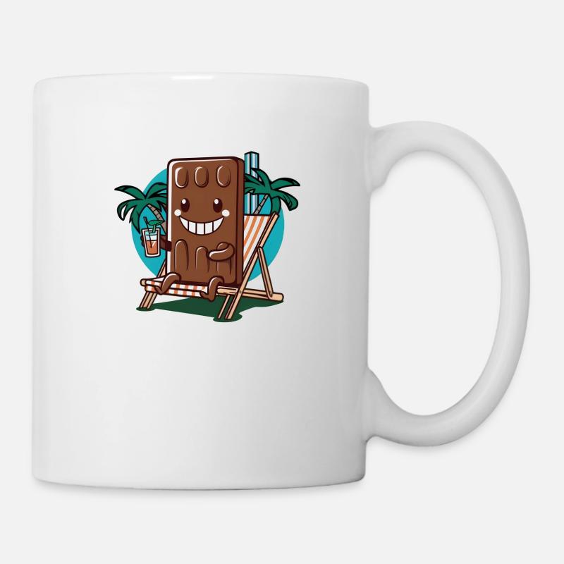 Funny Dubai Chocolate Pistachio Pistachio Chocolate - Mug - white