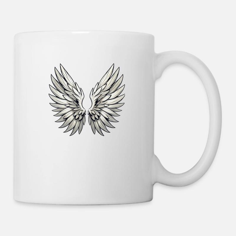 Ailes d’ange Ailes Anges - Mug blanc - blanc