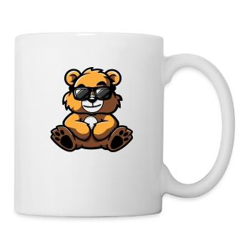 Bear Comic Cool - Mug - white - Right
