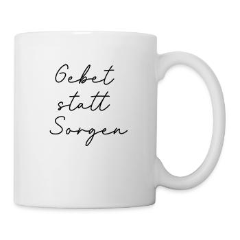 La prière au lieu de l’inquiétude - Mug blanc - blanc - Droite
