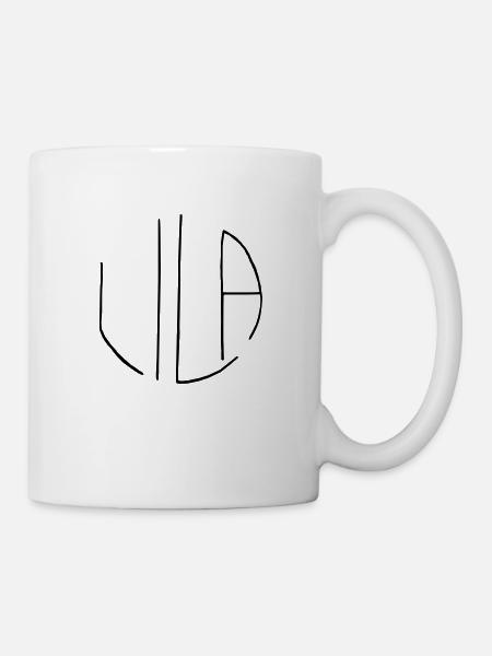 Lila - Tasse - Weiß