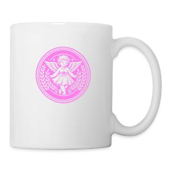 Schutzengel Logo - Tasse - Weiß - Rechts