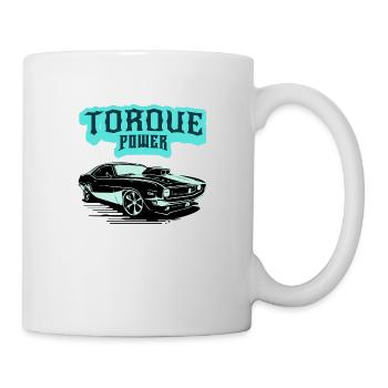 "Torque Power" Muscle Car - Mug - white - Right