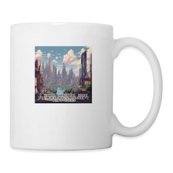 Ich war einmal draußen, die Grafik war nicht so gut - Tasse - Weiß - Rechts