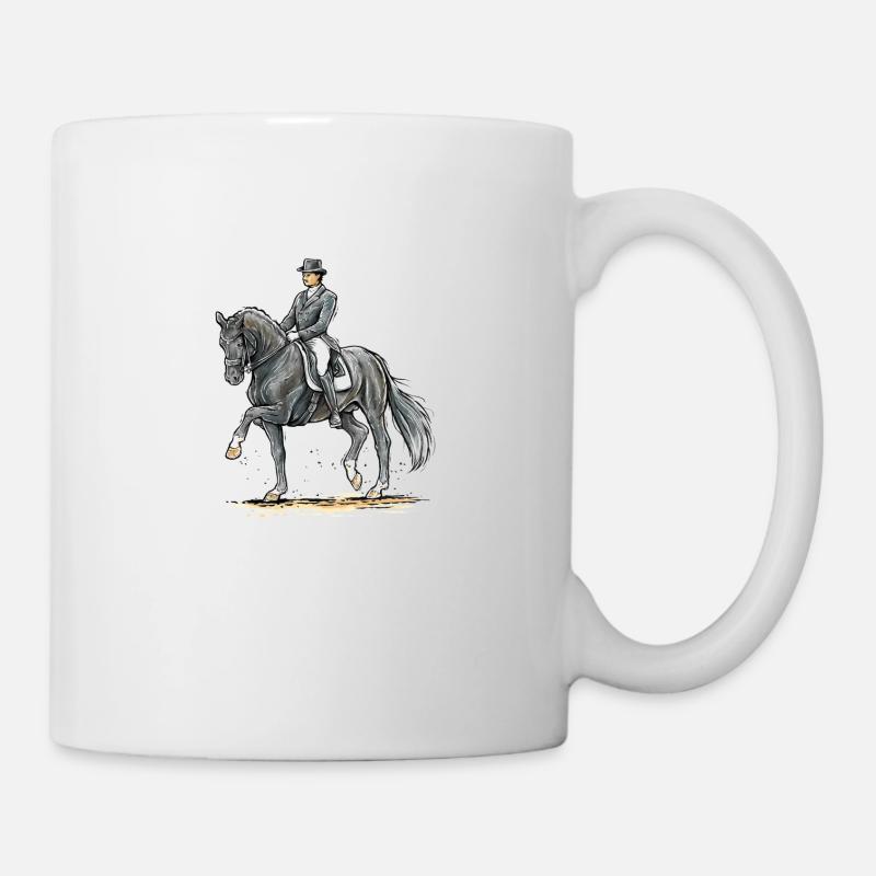 Totilas at a strong trot - Mug - white