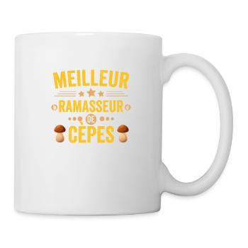 Meilleur Ramasseur De Cèpes - Mug blanc - blanc - Droite