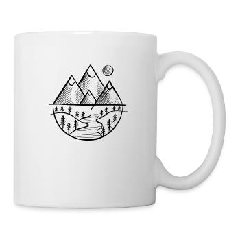Like a mountain - Mug - white - Right