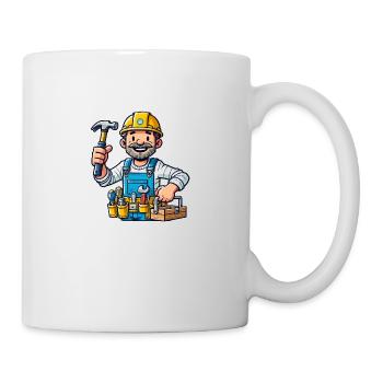 Handwerker - Tasse - Weiß - Rechts