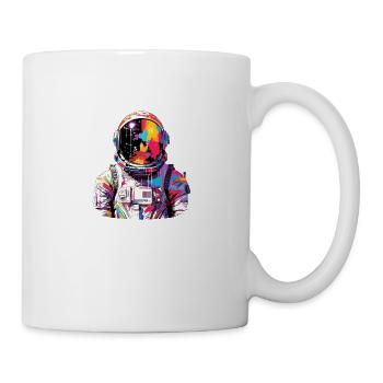 Astronaut Raumfahrer Welt Abenteuer Entdeckung - Tasse - Weiß - Rechts