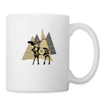 Cerf - Mug blanc - blanc - Droite