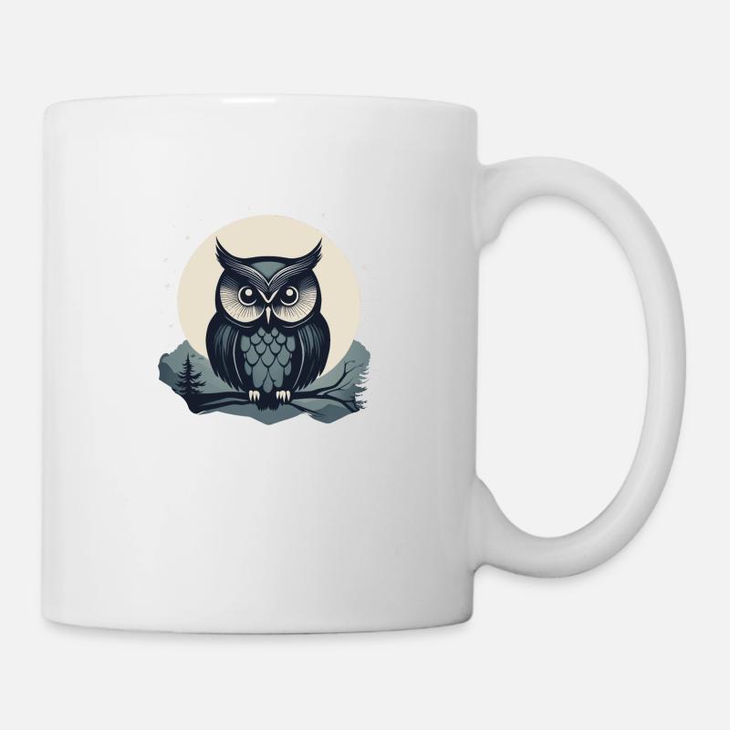 Owl - Mug - white