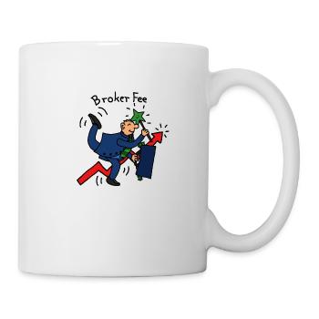 Broker Fee - Tasse - Weiß - Rechts