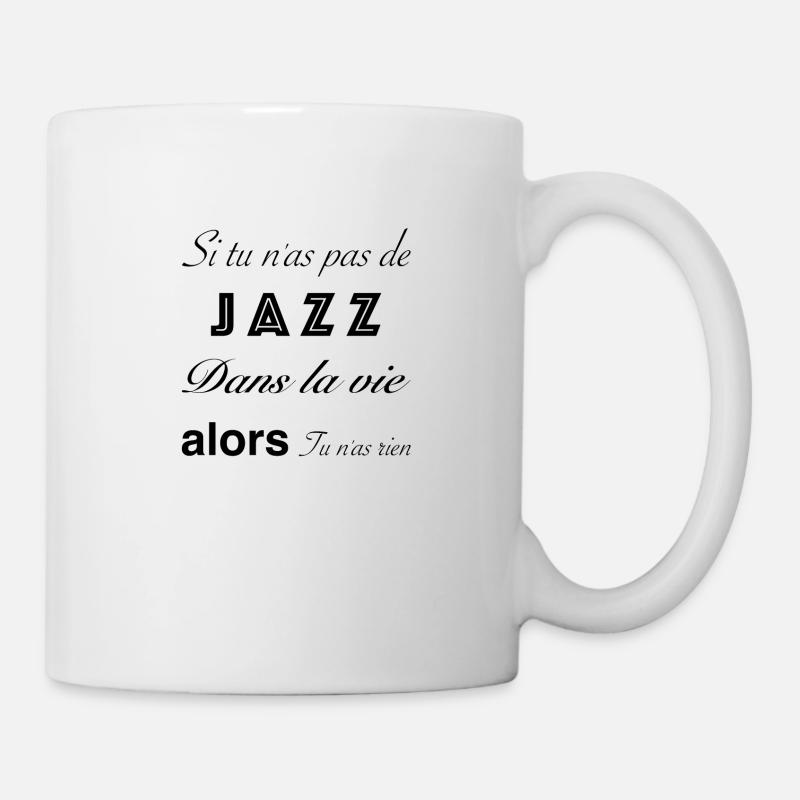 Jazz - Mug blanc - blanc