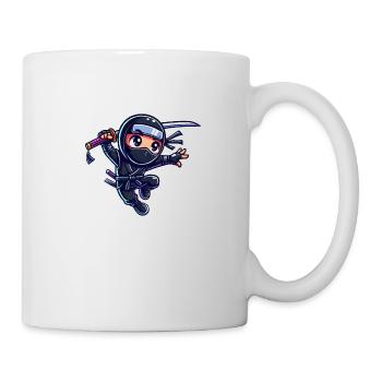 ninja - Tasse - Weiß - Rechts