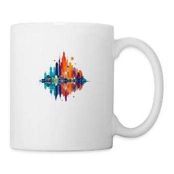 Buildings Cityscape Modern Skyscrapers City - Mug - white - Right