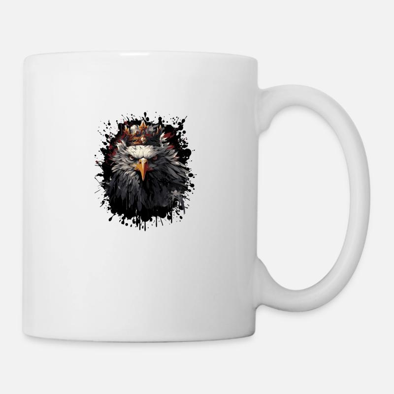 Adler Krone - Tasse - Weiß