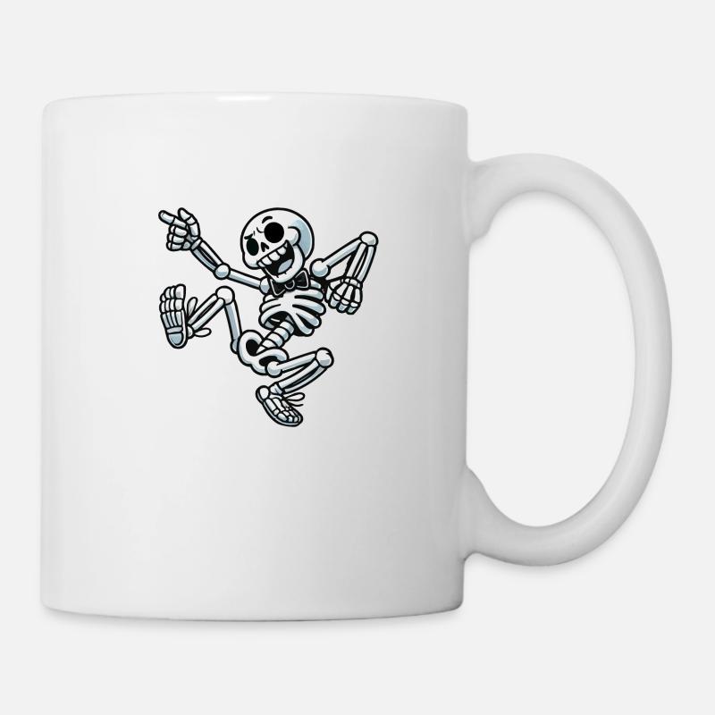 Skull Dancing - Tasse - Weiß