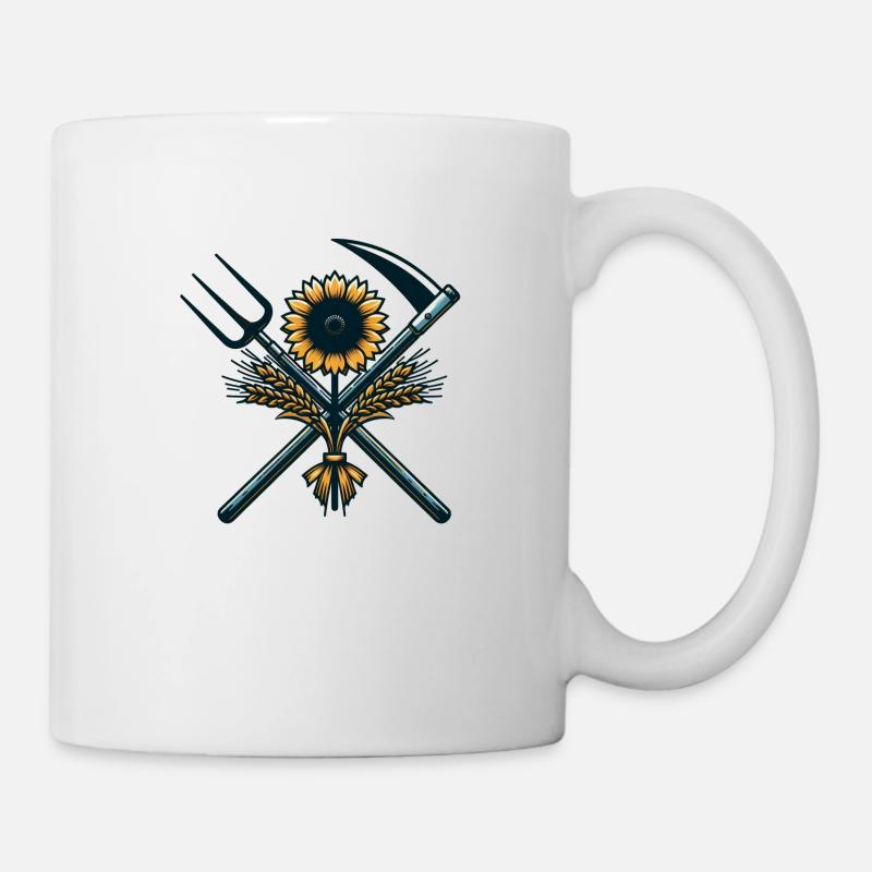 Landwirtschaft Logo - Tasse - Weiß