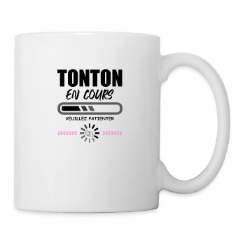 Onkel (bitte warten) - Tasse - Weiß - Rechts