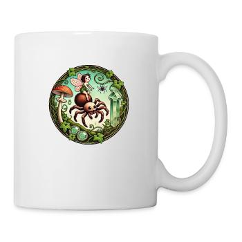 Spinnen-Fee - Tasse - Weiß - Rechts