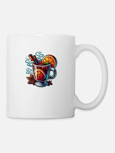 Glühwein - Tasse - Weiß