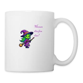 hexen dürfen das - Tasse - Weiß - Rechts