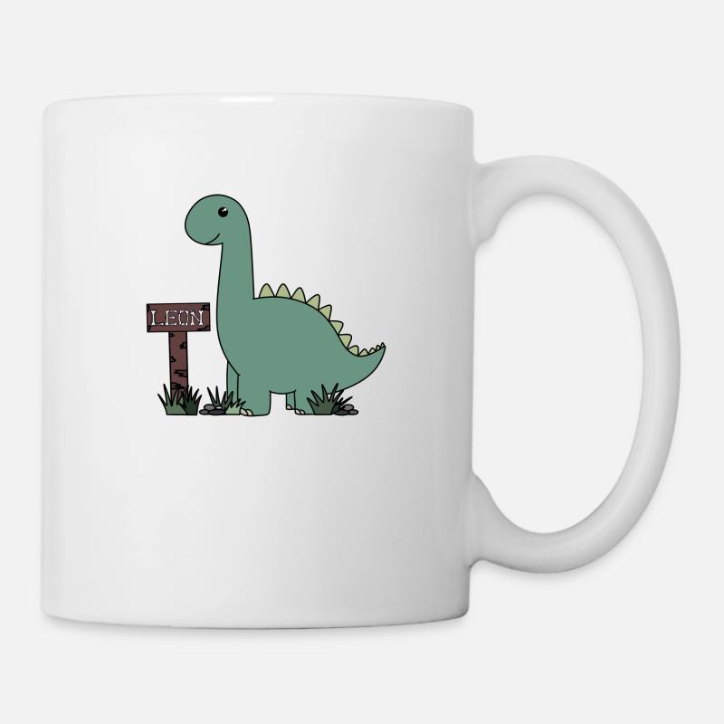 Dino Leon - Tasse - Weiß